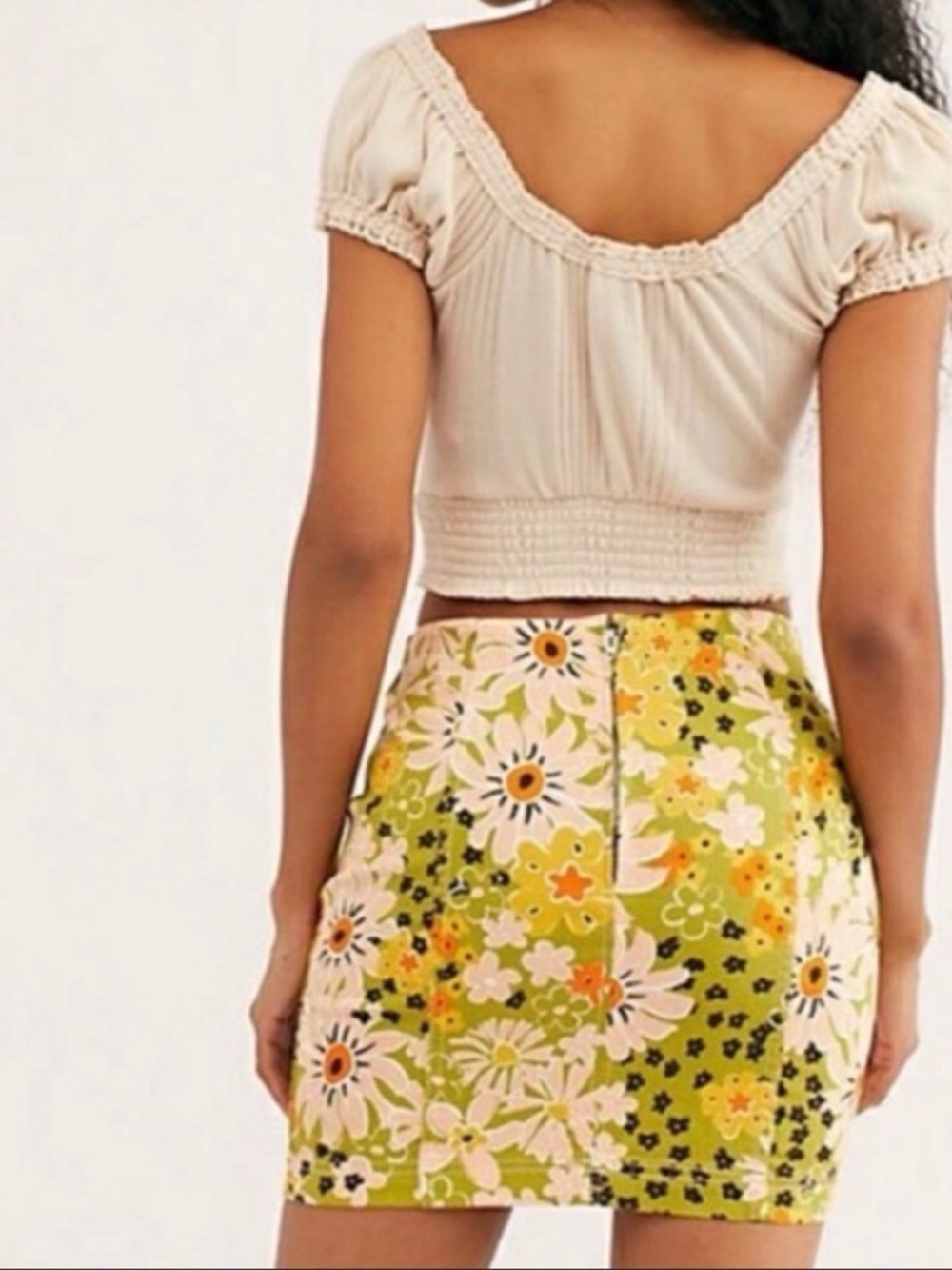 Free People Modern Femme Novelty Skirt - Picture 2 of 6